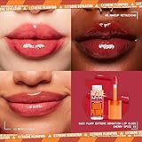 NYX PROFESSIONAL MAKEUP Duck Plump High Pigment Plumping Lip Gloss with Spicy Ginger, Vegan Lip Makeup - Cherry Spice (Transparent Red)