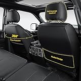 OASIS AUTO Custom Seat Covers Compatible with 2019-2025 Chevy Silverado 1500/GMC Sierra 1500 (Full Set, Black)