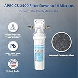 APEC Ultra High Capacity Under Sink Water Filtration System - Premium Quality US Made Filter (CS-2500)