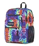 JanSport Laptop Backpack - Computer Bag with 2 Compartments, Ergonomic Shoulder Straps, 15” Laptop Sleeve, Haul Handle - Book Rucksack - Red/Multi Hippie Days