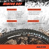 Maxxis Minion DHF - 3C MaxxTerra - 29, 27.5, 26, 24 - EXO, EXO+, DD - E25 Rating, Tubeless | Gold Standard of Gravity Focused Tread, Size 29x2.60WT - 3CT, EXO+, E25