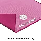 Salt & Honey Non-Slip Pilates Reformer Mat Towel (Pink)