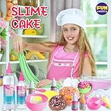 Gift Butter Slime Kit for Girls 10-12, FunKidz Ice Cream Soft Slime Making Kit Ages 8-12 Kids Slime Toys Ideal Birthday Party Present