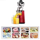 TNSSCZM Machine, Fully Automatic Orange Juice Squeezer, Slow Electric Smoothie Blender