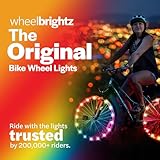 Brightz WheelBrightz (2-Pack RGB) LED Bike Wheel Lights Boys Girls Kids Bike Lights for Night Riding Bicycle Lights Accessories & Decorations for Wheels Tires & Spokes Stocking Stuffers