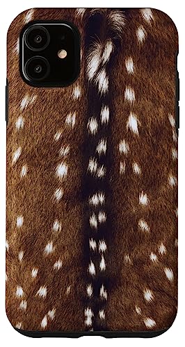 iPhone 11 Exotic Axis Deer Hide Print Case
