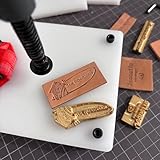 Custom Logo Leather Stamp, Manual Leather Stamping Tool Set, Cold Branding Tools, Leather Embossing