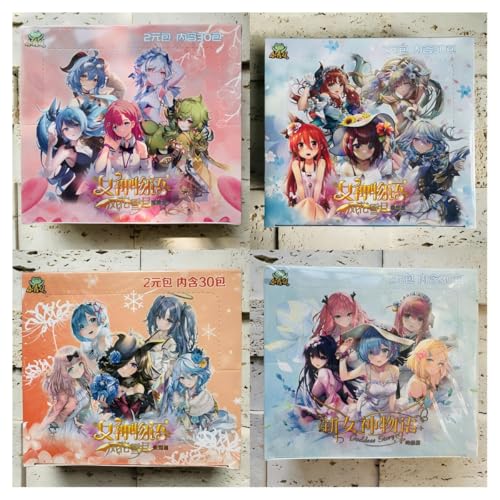 Goddess Story TCG Collection Cards, Goddess Story Set- Four Boxes of 720 Cards (NS-2M10-11-12-13)