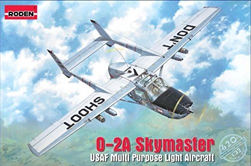 Plastic Model Building KIT Aircraft Cessna O-2A SKYMASTER 1/32 Roden 620 Airplane Miniatures Plastic Model Building Airplane