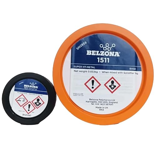 Belzona 1511 Super HT-Metal 1kg Kit Two Parts Metal Repair Composite Epoxy Resin Specially for High Temperature Operate Application Corrosion Protection Chemical Resistance Solvent Free