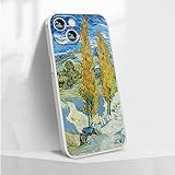 MURLEBAY Case for iPhone 14, Vintage Trees Landscape Classic Art Phone Case, Nature Mountains Phone Cover for iPhone 14(6.1inch)