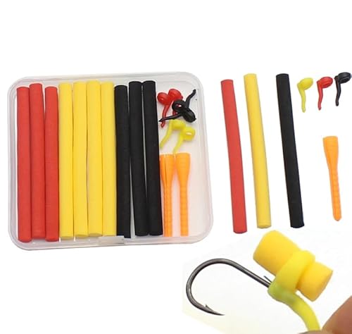 KTGCOZS Pack of 1 Set Carp Fishing Bait Kit Pop Up Zig Rig Foam for Carp Hair Rig Fishing Accessories Method Carp Feeder Carp Fishing Tackle
