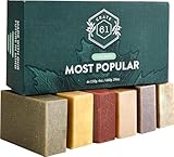 Crate 61 Organics, Handmade in Canada, Plant Based Cold Process Natural Bar Soap, With Premium Essential Oils, Dry Skin, Pack of 6 (Most Popular)