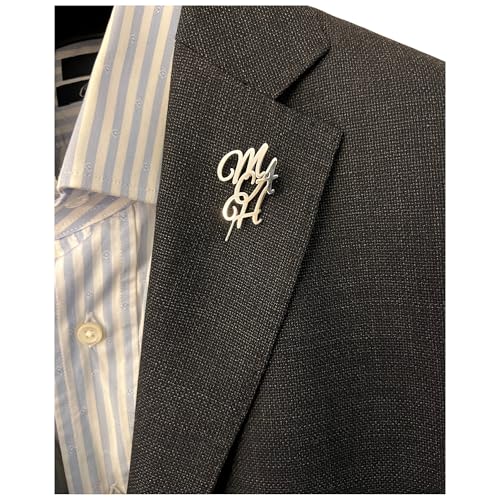 Personalized Initial Lapel Pin, Personalized name pin suit, Wedding lapel pin,men's lapel personalized,Custom Lapel Pin, Gift for men