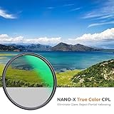 K&F Concept 77mm True Color Polarizer Lens Filter Circular Polarizing Filter for Camera Lens with 28 Multi-Coated (Nano-X Series)