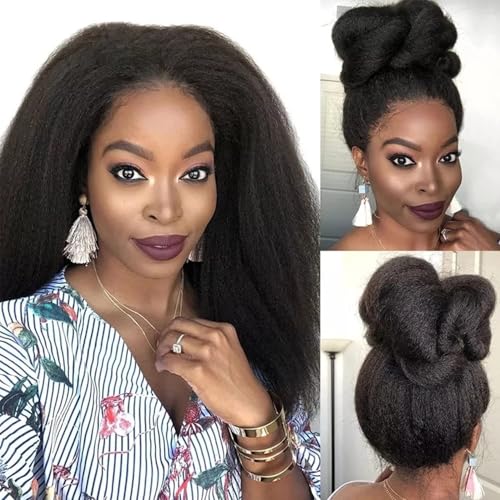 Enoya 360 Lace Front Wigs Human Hair Pre Plucked Bleached Knots,Glueless Wigs Human Hair for Black Women 200 Density(16" 360 Lace Frontal Wig)