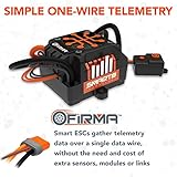 Spektrum Firma 150A Brushless Smart ESC / 2050Kv Sensorless Motor Combo, SPMXSEMC05, Black