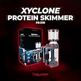 Aquatop Xyclone Protein Skimmer with 370 GPH Flow - Powerful Waste Removal for Clear Water in Freshwater & Saltwater Aquariums