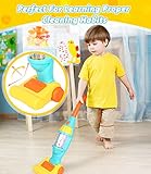 Kids Vacuum Cleaner Toy Set, Toy Vacuum Cleaner With Light Realistic Sounds & Whirling Stars, Pretend Role Play Household House Keeping Cleaning Play Set Learning Toys For Kids Toddlers Girls Boys Toy