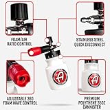 Adam's Polishes Premium Foam Cannon - Custom Snow Foam Cannon Soap Sprayer for Car Wash | Sprayer Cannister for Pressure Washer