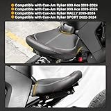 Rider Driver Seat for Can Am Ryker Black Wide And High Driver Comfort Seat Compatible with Can Am Ryker 600 900 Sport Rally Edition 2019-2024 (Black)