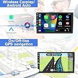 9 inch Multifunctional Car Screen for Toyota Verso 2004-2009, Android Car Radio Stereo, Touch Screen Auto Navigation System with Carplay GPS WiFi Bluetooth FM Mirror Link(Size:Octa Core 4+64G)