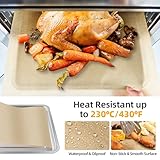 Air Fryer Accessories for Emeril Lagasse 26 Qt Extra Large, Emeril Lagasse Air Fryer Basket and Pans for Oven with 100Pcs Disposable Parchment Paper, 4Pcs Reusable Teflon Mat