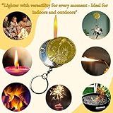 COOL LIGHTERS - Gifts for Men, Cool Stuff - Keychain Lighter, Unique New York Souvenirs, Compact Lighter & Adjustable Flame, Gas-Free Fancy Lighter – Ideal Gifts for Friends & Cool Keychains