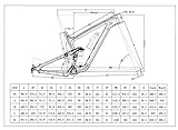 ICAN P1 27.5er 650B Plus Carbon Fiber Full Suspension Frame Boost Trail Mountain Bike Rear Spacing 12x148mm (M)