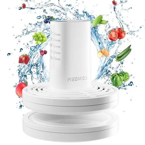 Fruit and Vegetable Washing Machine, Portable Fruit Cleaner Device in Water, USB Wireless Food Purifier, for Washing Fruits, Vegetables, Rice, Meat and Seafood, with OH-ion Purification Technology