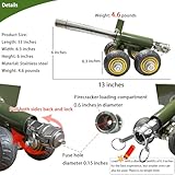 TIETHEKNOT Stainless Steel Mini Cannon Model with Recoil Mechanism - Perfect for Outdoor Games and Collectors’ Gift Firecracker(Four Wheels)