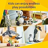 LEGO Creator 3 in 1 Wild Animals Panda Family - Building Toy with 3 Building Options, Panda, Penguin, or Orca - Animal Figures for Kids, Girls and Boys, Ages 8+ - Gift Idea for Birthdays - 31165