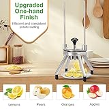 POWLAB Commercial Easy Wedger 8 Wedger Fruit Lime Slicer Cutter Stainless Steel Blade Commercial Vegetable Chopper Dicer Lemon Cutter for Home Bar Restaurant Lemons Limes Tomatoe Potatoe