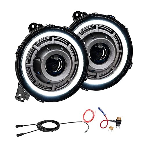 ORACLE Lighting Oculus™ Bi-LED Projector Headlights for Jeep JL/JT - Graphite Metallic 5839-504-PAU