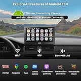 CarPlay Screen for Car/Android Auto Screen Wireless Wired, Portable Android System 9 Inch QLED Touchscreen 1280x720p, 2GB/32GB ChatGPT AI Multimedia Car Play, Fast Boot (P909SD1M-S2)