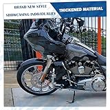 21 inch Front Fender Vivid Black Motorcycle Wrap Mudguard for Bagger Models Fit for Harley Touring Road King Electra Glide Street Glide 120/R21