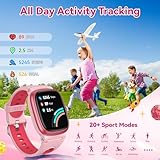 Smart Watch for Kids, Smart Watch for Girls Boys with Sleep | Health | Activity Tracker, Games, Alarm, IP68 Waterproof Kids Fitness Watch with Pedometer, Family Account, Toys Gifts for Kids Aged 4-16