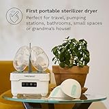 Baby Brezza Portable Baby Bottle Sterilizer Dryer for Travel - Compact Mini Sterilizer Fits Bottles, Pump Parts and Accessories