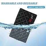 ZC GEL Sticky Dash Pad (4 Pack), Removable and Traceless Car Dashboard Mat with Heat Resistant, Sticky Non-Slip Dashboard Gel Pad for Cell Phone, Sunglasses, Keys, Coins and More (Size: 5.9" x 3.5")