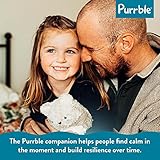 Purrble - Calming Toy Companion with Dynamic Heartbeat and Soothing Purr - Interactive Plush Companion for All Ages - Stuffed Animal Doll for Emotion Regulation - Cuddle and Pet Plushies