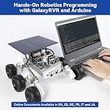 SunFounder GalaxyRVR Mars Rover Kit, Smart Video Robot Car Kit Compatible with Arduino Uno R3 with ESP32 CAM for Real-Time FPV Visuals, R3 Board & Rechargeable Batteries Included