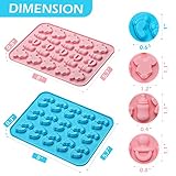 Webake Baby Feet Mold Baby Onesie Baby Bottle Pacifier Molds, Bite Size Silicone Chocolate Candy Molds Gummy Mould for Baby Shower Party Cake Decoration Cupcake Topper