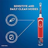 Oral-B Kids Electric Toothbrush Featuring Marvel's Spiderman, for Kids 3+