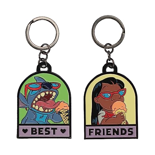 Bioworld Lilo & Stitch 2-Pack Besties Keychains