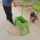 HQCUZZY Hand Peanut Sheller Machine, Peanut Peeling Processor Machine, Quick and Easy Separation, Low Seed Breakage and Optimized Recovery Rates, 15-25KG/H Efficiency, for Western Restaurants