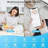 Baby Monitor, 4.3" Video Baby Monitor with 1080P Camera, Smart 2.4G WiFi Audio Monitor with Remote PTZ, Night Vision, 2-Way Talk, Sleep Mode, RGB Night Lights, Lullabies & 1000ft Range, APP Control