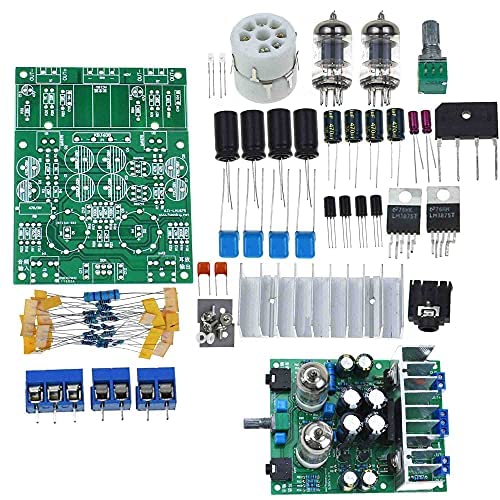 6J1 Tube Preamplifier Audio Board LM1875T Power Amplifier Board 30W Preamp Bile Buffer Headphones Amplifier AMP DIY Kits (DIY)