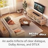 Introducing Amazon Fire TV Soundbar Plus, 3.1 channel, all-in-one design, Dolby Atmos, DTS:X, clear dialogue, 2024 release