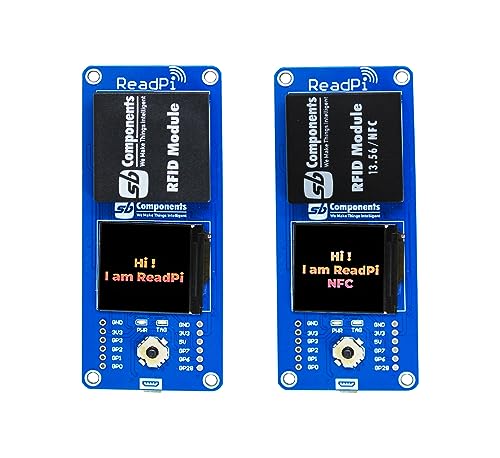 ReadPi - RFID/NFC Reader Powered with Raspberry Pi Pico W and ESP32 for RFID125KHz / NFC 13.56 MHz Radio Frequency Identification Module with 1.32” Display, RF IC Card Reader Sensor Module