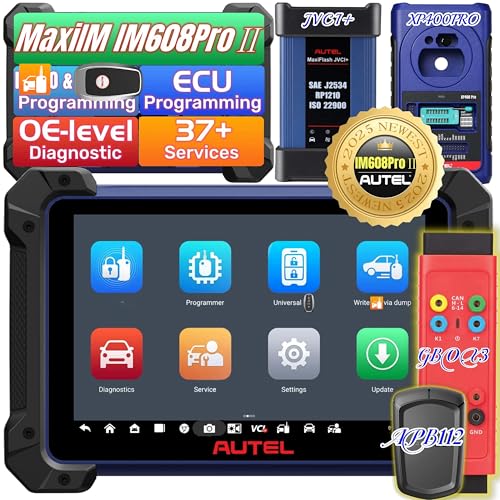 Autel MaxiIM IM608 PRO 2 II K** Programer Tool, Offers K** F*b Read/Write, ECU Programming, 40+ Functions with MaxiFlash JVCI and XP400 Pro The 2024 Upgrade of IM608 Pro (with GBOX3, APB112)